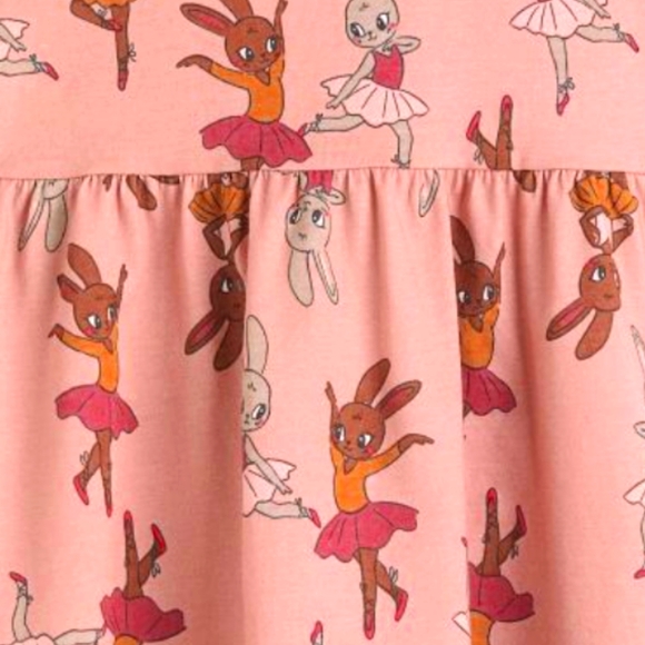 H&M Brown Bunny Ballerinas Sleeveless dress 100% Cotton Airy & sting free NWT - Picture 4 of 5